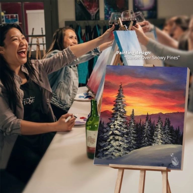 Holiday Paint and Sip 1