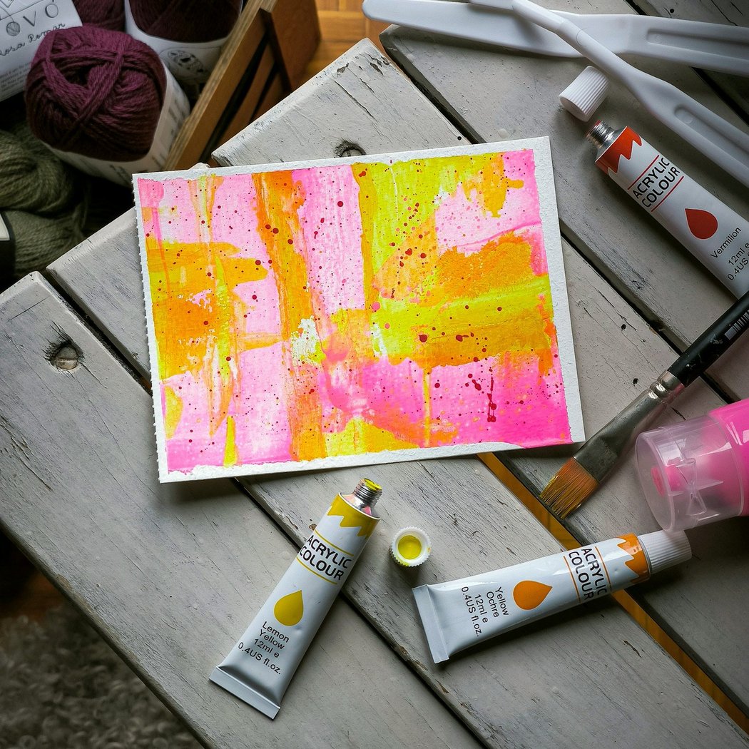 atelier créatif pour enfants adolescents adultes toile encre drawing 1