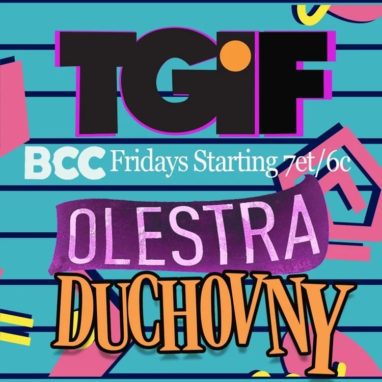 TGIF with Duchovny & Olestra 1