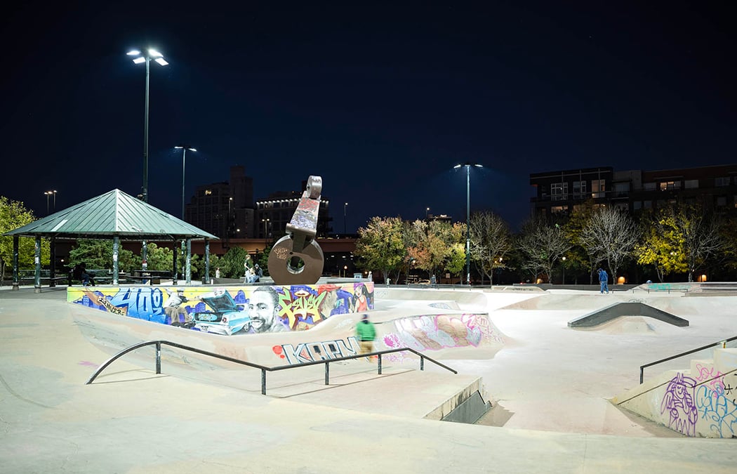 Skate Park at Dark 1