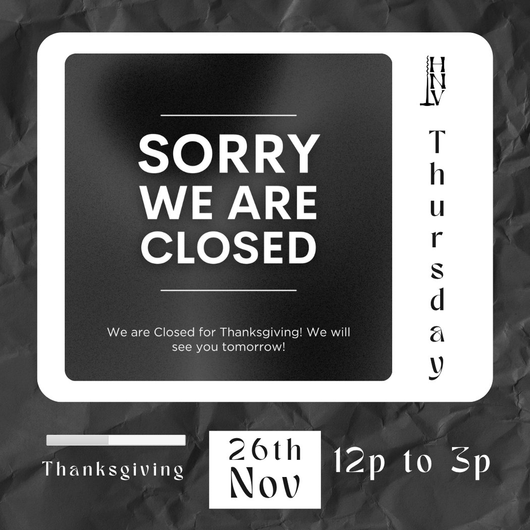 Closed for Thanksgiving 1
