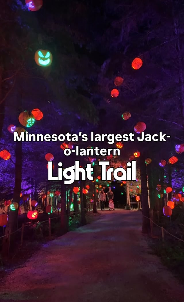 Minnesota's largest Jack-o'-lantern Light Trail