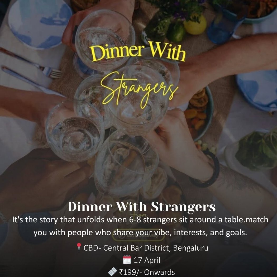 Dinner With Strangers 1