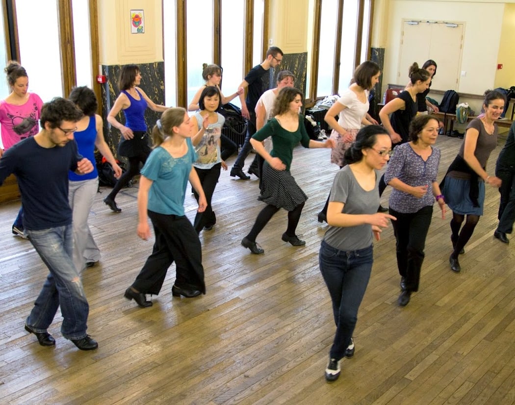 During Tap Dance The Tiles Du Temple 3