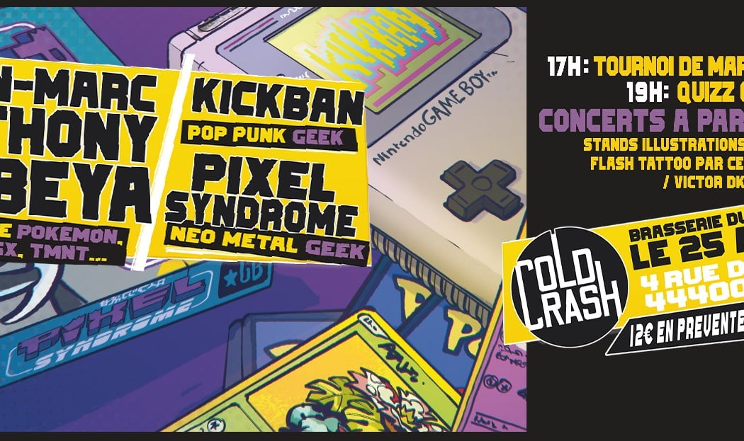 Jean-Marc Anthony KABEYA (Chanteur de Pokémon) + Kickban + Pixel Syndrome (CONCERTS & ANIMATIONS) 1