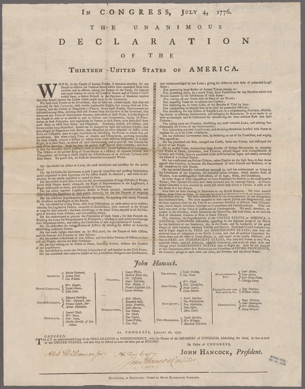 Declaring America: 1776 and Beyond