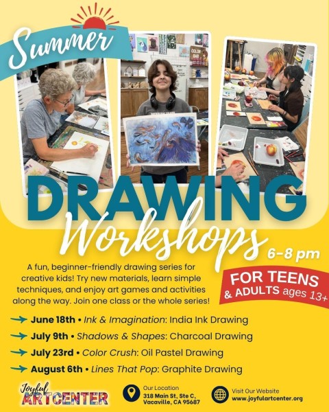 Summer Drawing Workshops 1