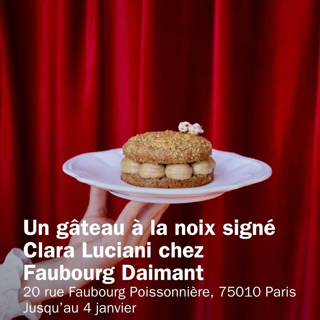 Gâteau à la noix signé Clara Luciani 1