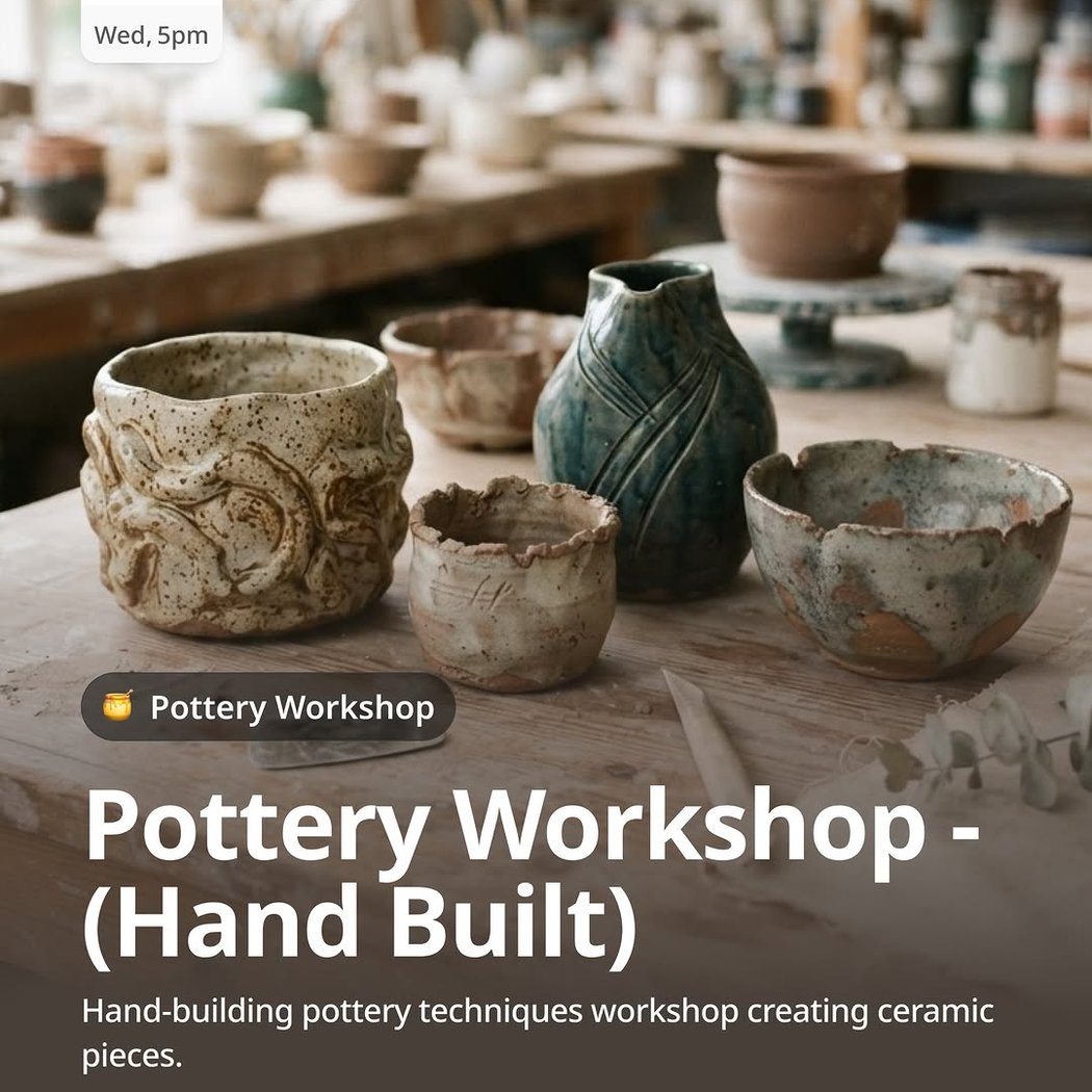 Pottery Workshop (Hand Built) 1