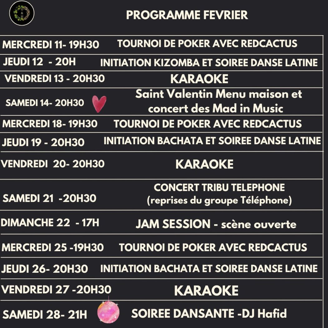 Découvrez notre programme de Mars 3