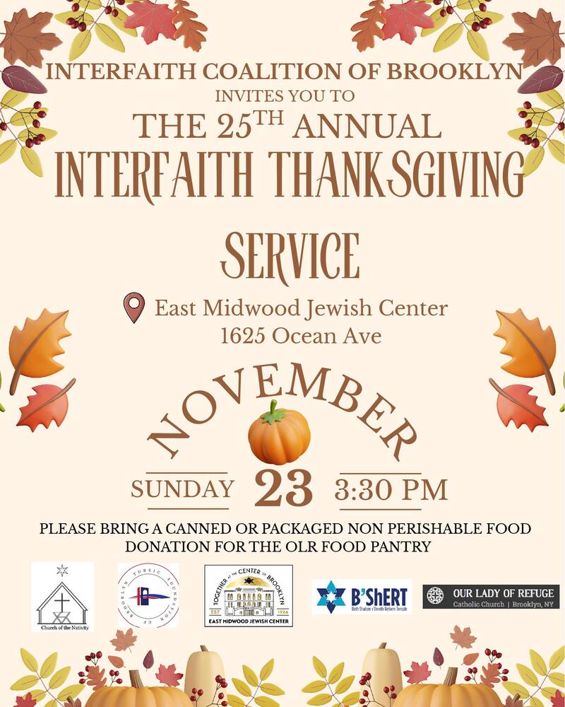 Annual Interfaith Thanksgiving Service 1
