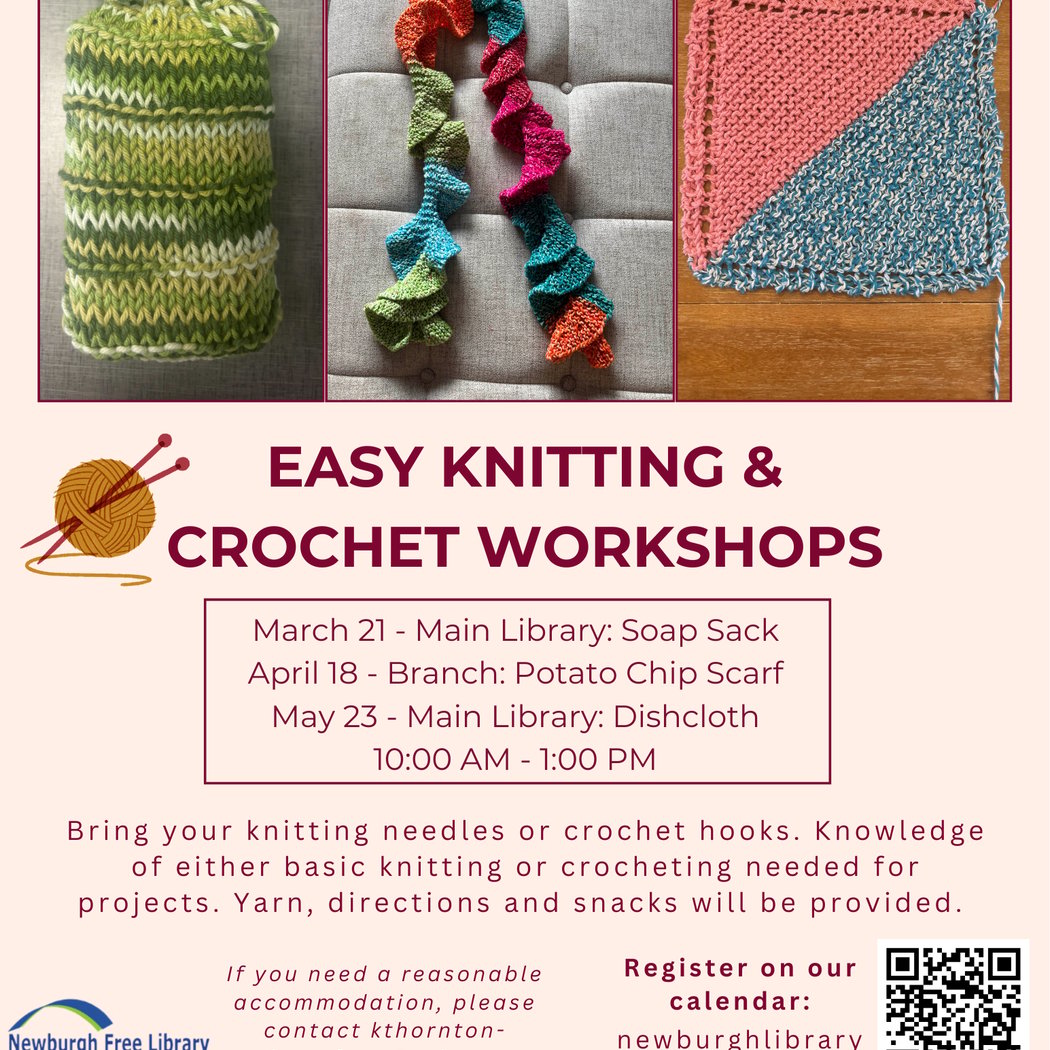 Potato Chip Scarf Knitting & Crochet Workshop 1