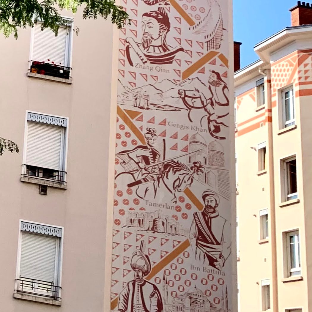 Fresque "Route de la Soie 2