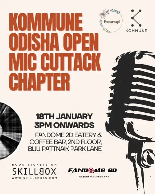 Kommune Odisha Open Mic Cuttack Chapter 1
