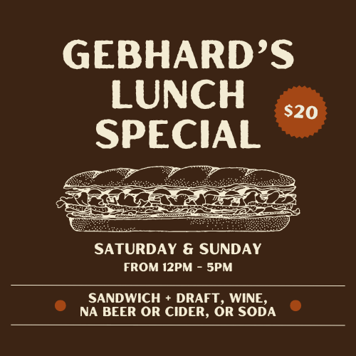 Weekend Lunch Special 1