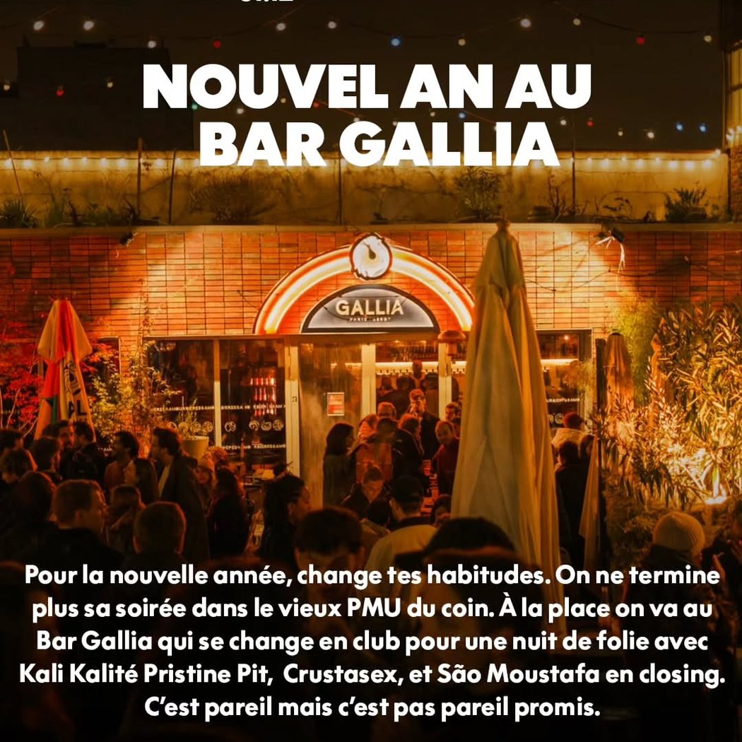 Nouvel An au Bar Gallia 1