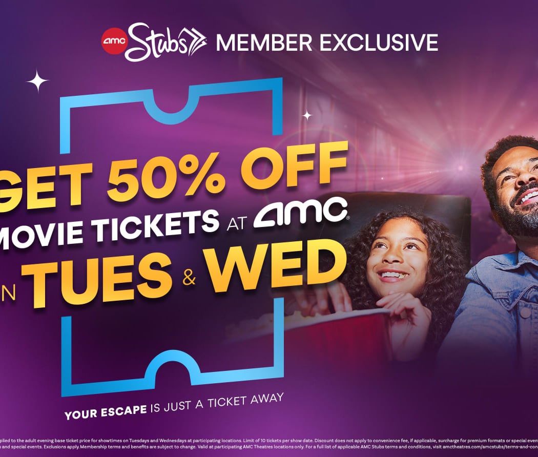 50% Off Tickets on Tuesdays and Wednesdays 1