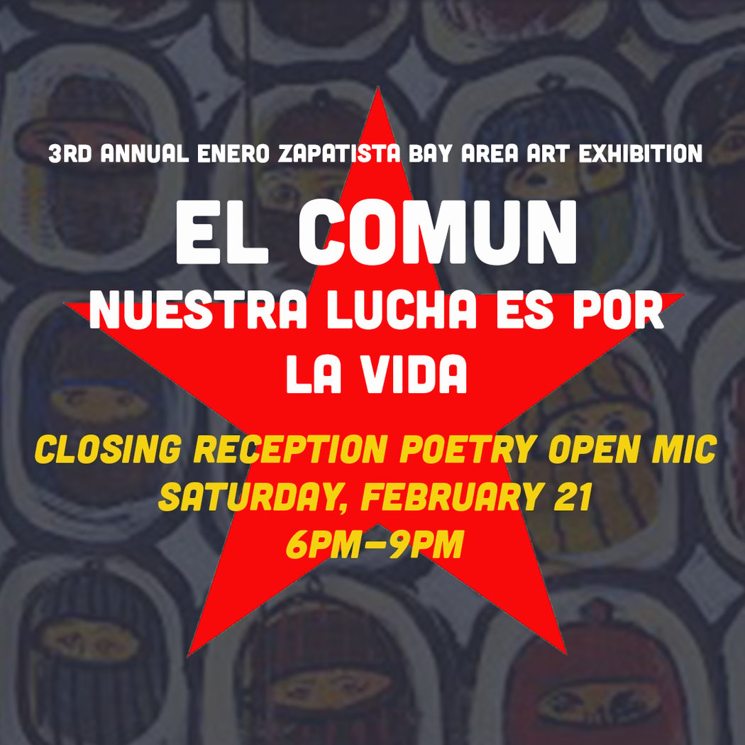 El Común Nuestra Lucha es por la Vida Closing Reception Poetry Open Mic 1