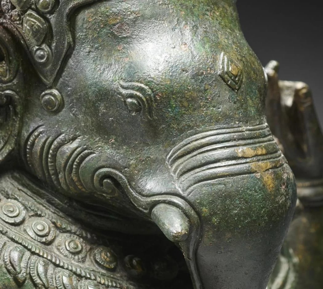 Carnet de dessins jeune public dans l'exposition Bronzes royaux d'Angkor 2
