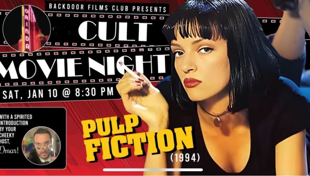 Cult Movie Night - Pulp Fiction (1994) presented by Backdoor Films 1