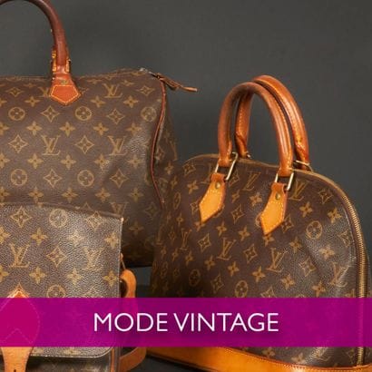 Luxe, mode vintage et maroquinerie