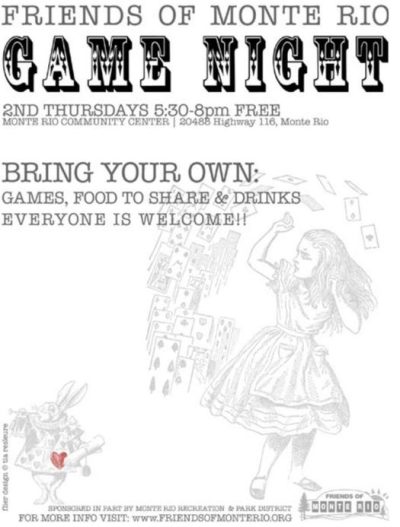 Friends of Monte Rio Game Night