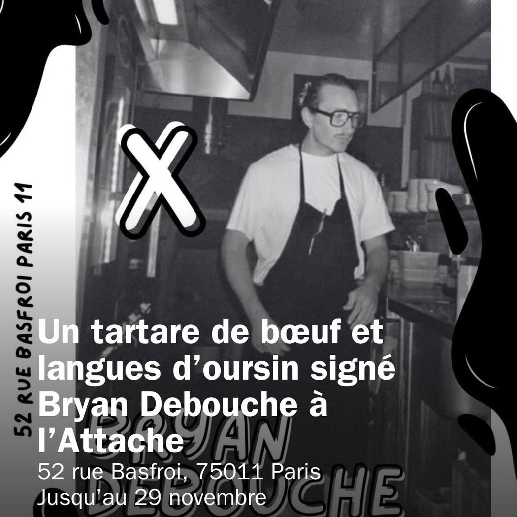 Tartare de bœuf et langues d'oursin par Bryan Debouche 1