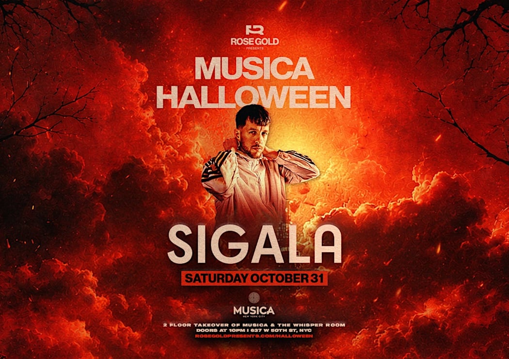 Sigala at Musica: Halloween Party
