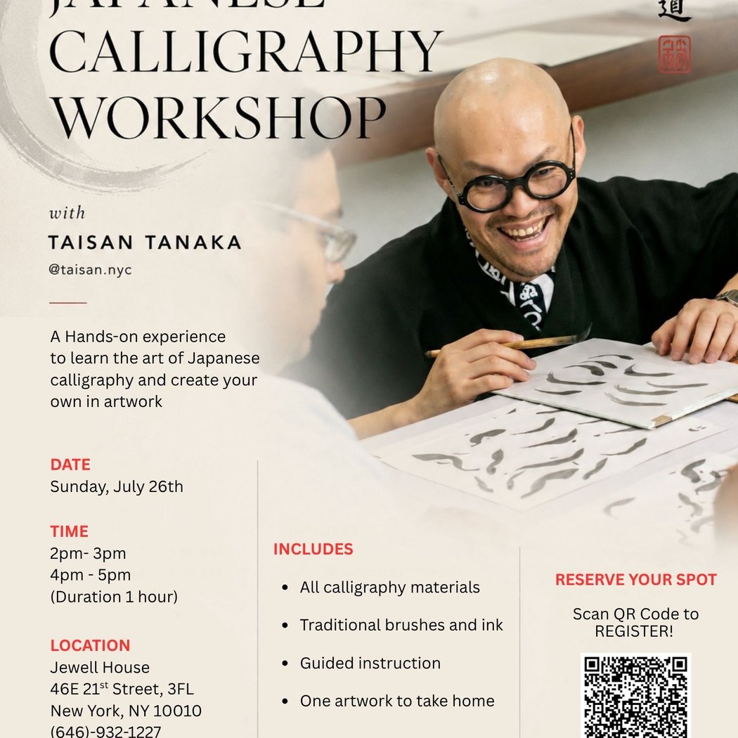 Japanese Calligraphy Workshop by TAISAN 1