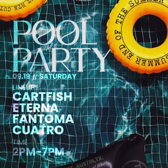 End of summer pool party