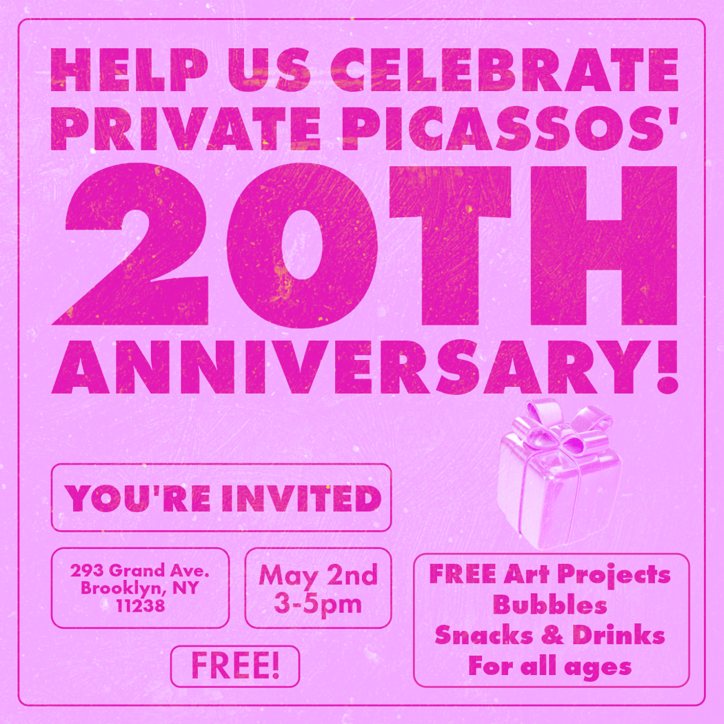 Private Picassos Turns 20! Come Celebrate With Us! 1