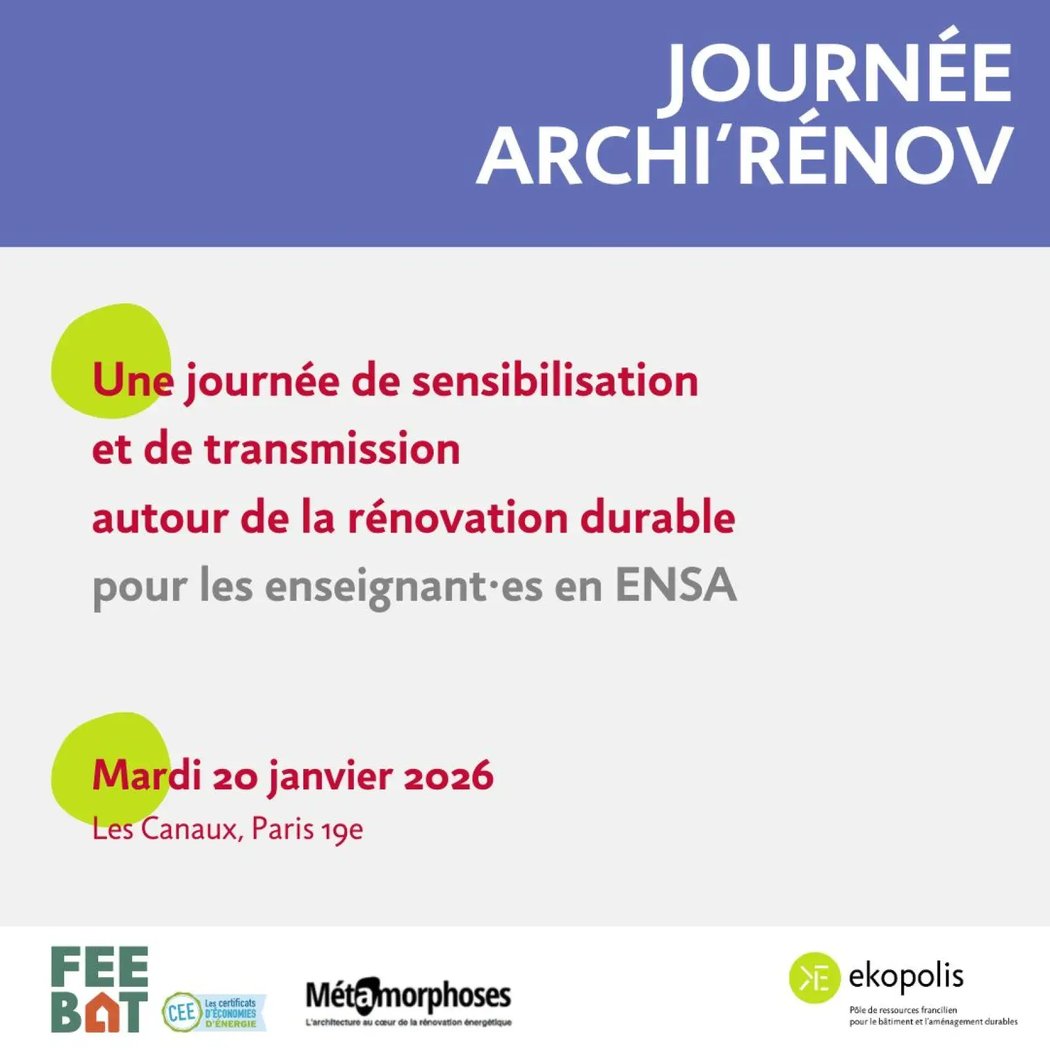 Journée ARCHI'RENOV 1