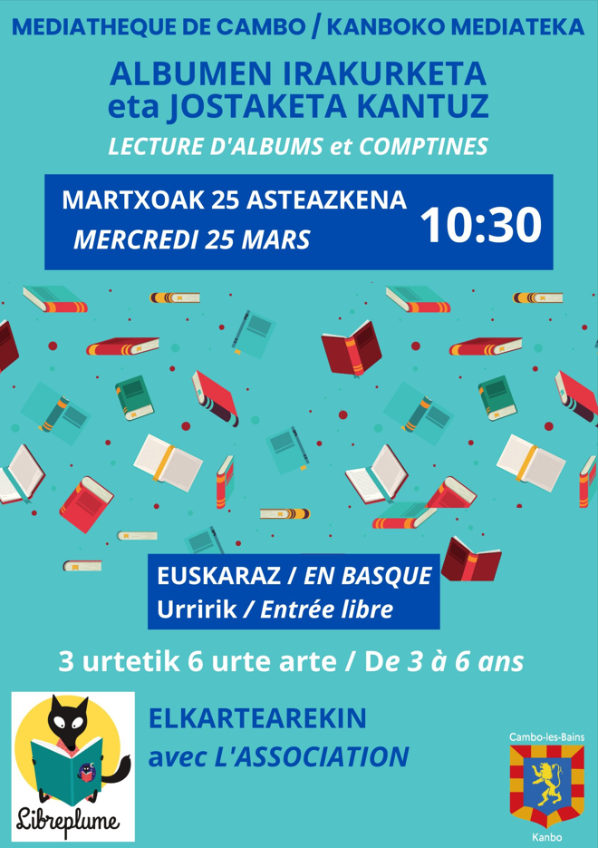 Lecture d'albums et comptines en basque 1
