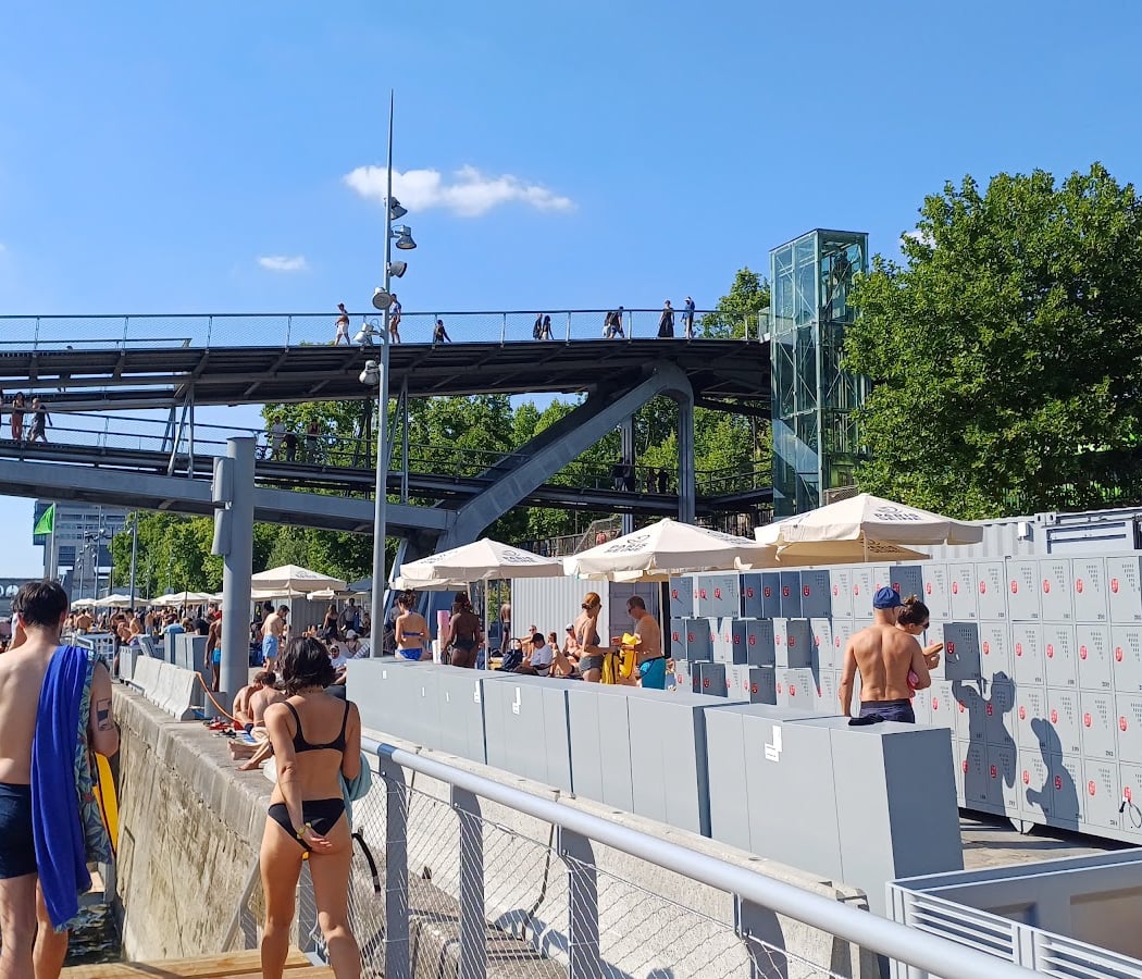 Baignade Bercy – Passerelle Simone‑de‑Beauvoir 2