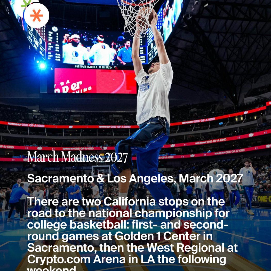 March Madness 2027 (first- and second-round games) 1