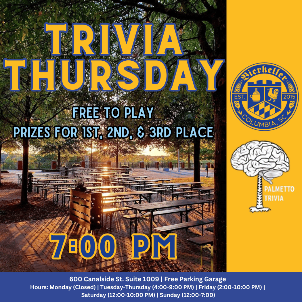 Palmetto Trivia at Bierkeller on the Canal 1
