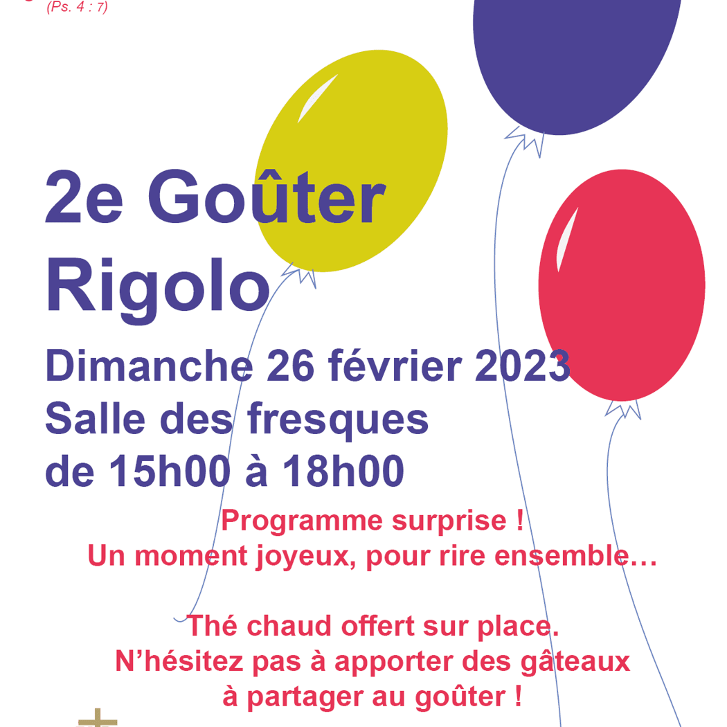 2e Goûter Rigolo 1