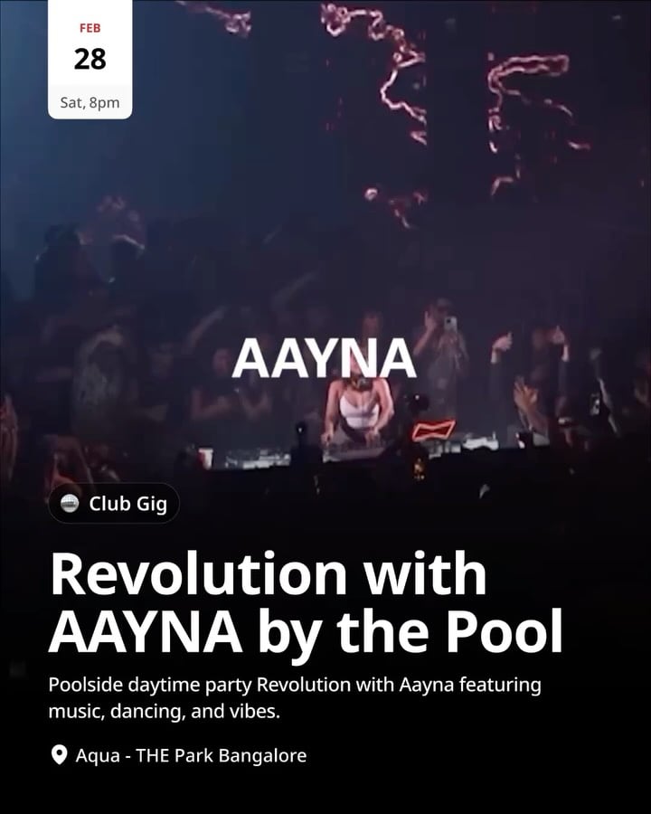 Revolution with AAYNA by the Pool 1