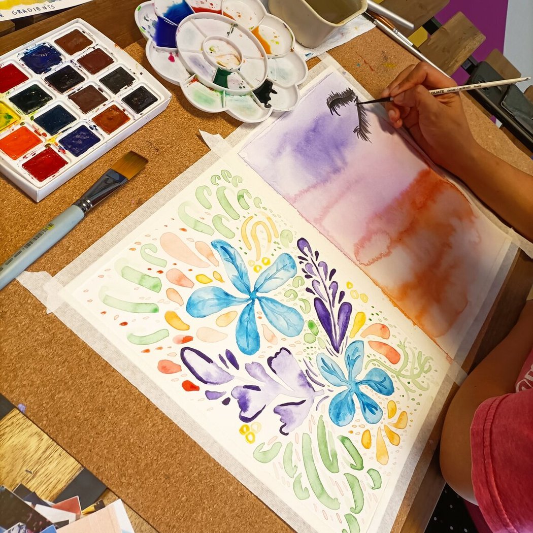 Watercolor Florals 1