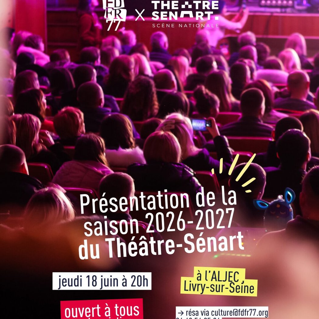 Présentation de la saison 2026-2027 du Théâtre-Sénart