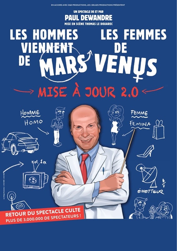 Les Hommes viennent de Mars les Femmes de Vénus 2