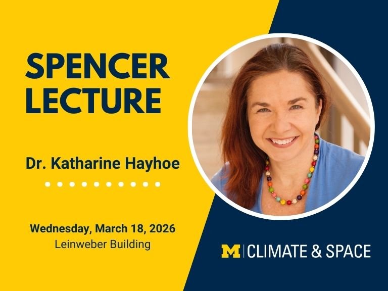 2026 Nelson W. Spencer Lecture featuring Dr. Katharine Hayhoe 1