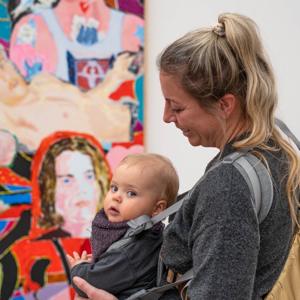 Visiting Kunsthalle Wien with Your Baby
