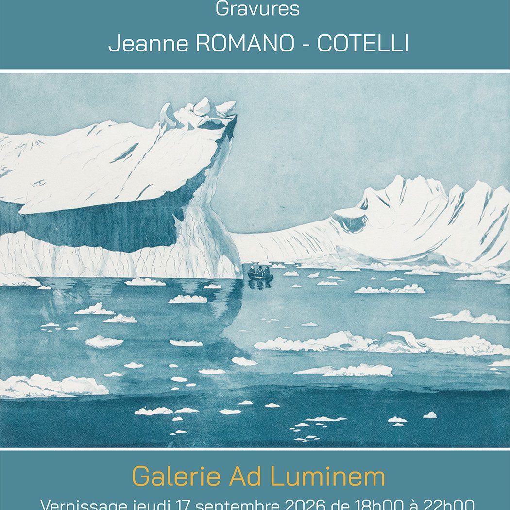 Le chemin des glaces : les paysages du Groenland gravés par Jeanne Romano-Cotelli