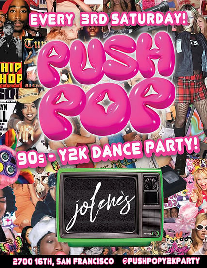 PUSH POP! THROWBACKS 90's + Y2K 1