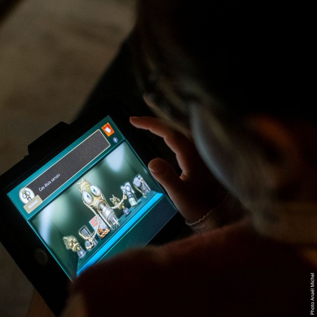 Serious game sur tablette « La mission de Rol-Tanguy : énigmes en souterrain » | Visite en autonomie 1