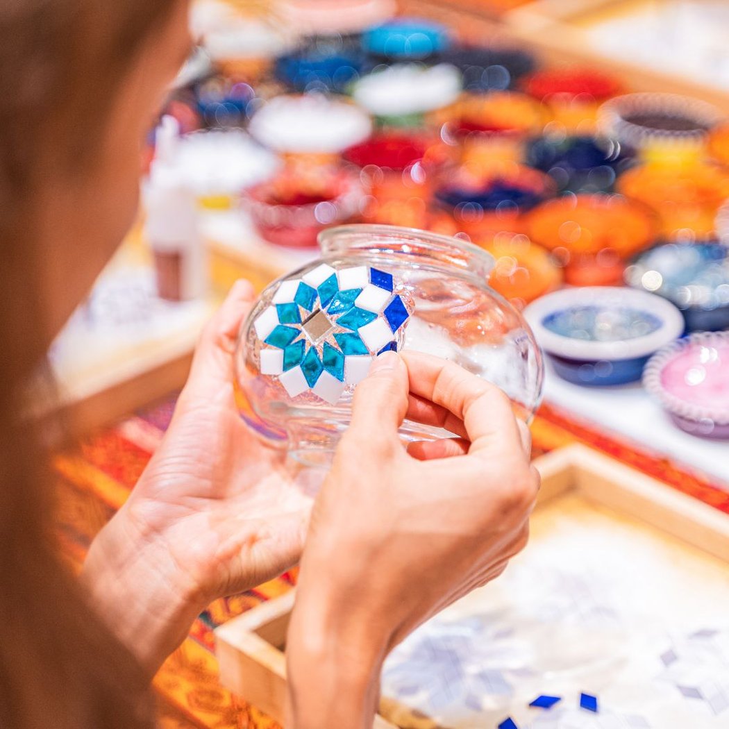 Mosaic Lamp Workshop in Bergen 1
