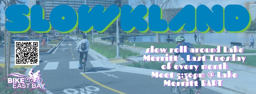 Lake Merritt Loop slow roll group ride 3