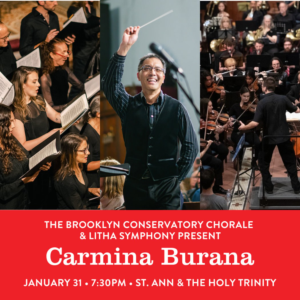 Carmina Burana featuring Brooklyn Conservatory Chorale & Litha Symphony 1