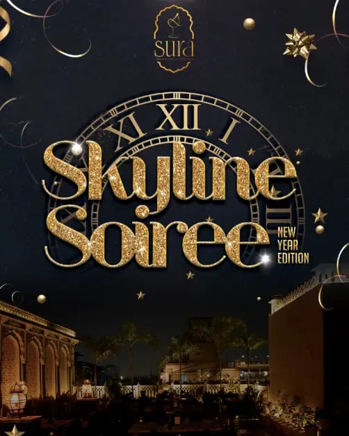 SURA SKYLINE SOIREE NYE DJ PARTY, LIVEMUSIC, BONFIRE, FIREWORKS 1